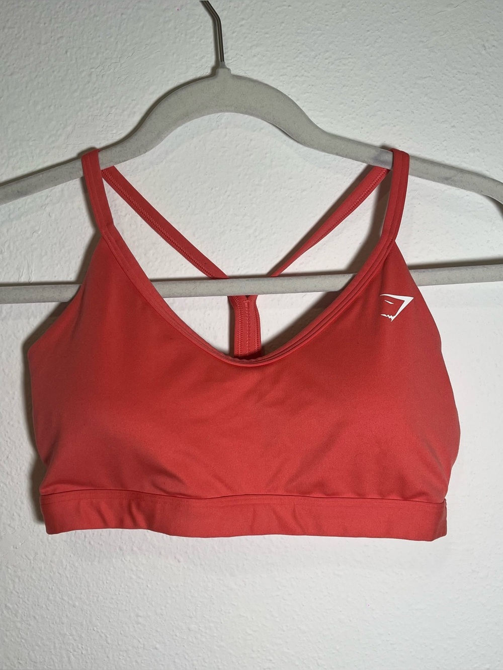 Gymshark coral sports bra